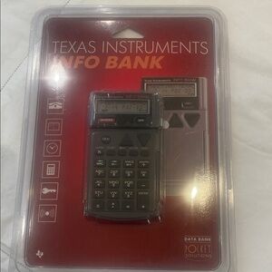 Texas Instruments Info Bank Pocket Device - Black